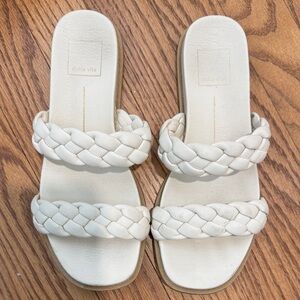 Dolce Vita Women's Ivory Braided Sandals